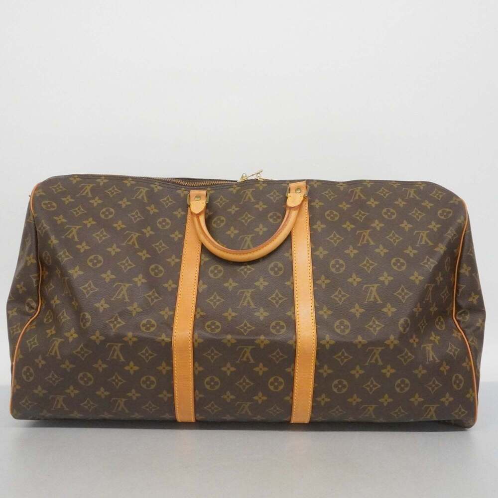 LOUIS VUITTON Brown Monogram Keepall 60 Boston Bag - Picture 12 of 12